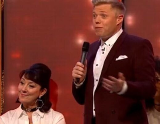 Lizzy with Rob Beckett